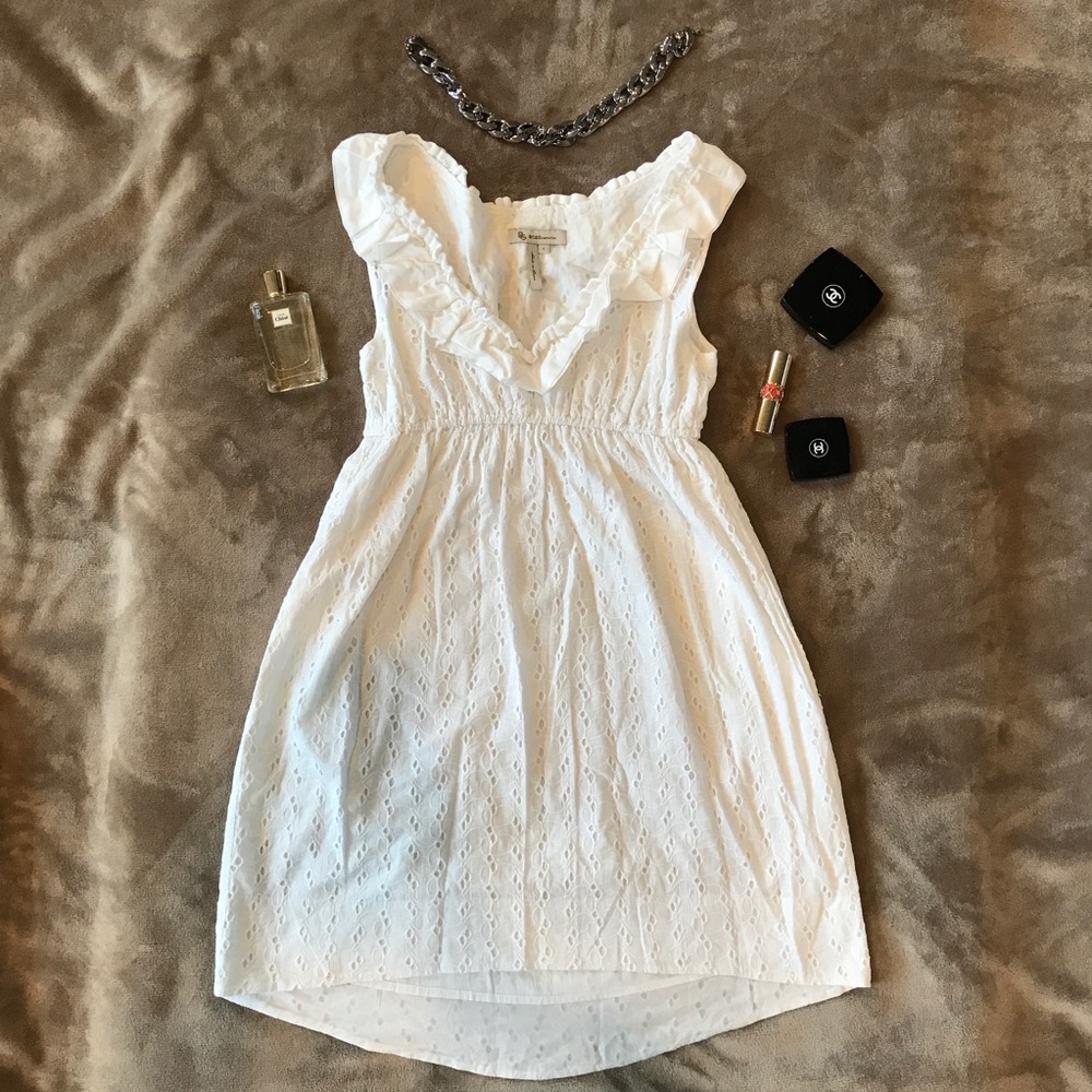 BCBG white dress